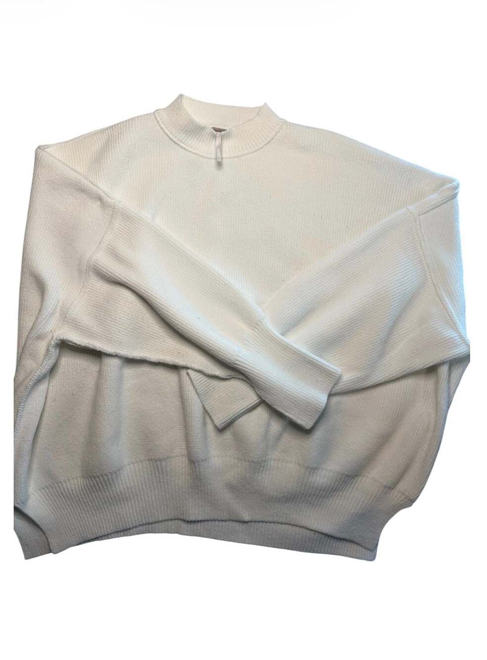 Free People Easy Street Tunic Sweater in White